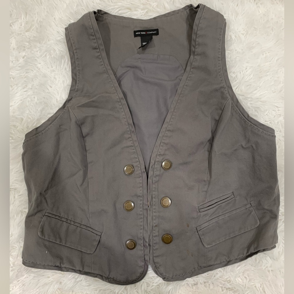 New York & Company Grey Vest
